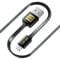 Фото - Кабель Luxe Cube Flat USB - Lightning (M/M),  1 м, черный (2231252964019) | click.ua