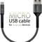 Фото - Кабель Intaleo CB0 USB - micro USB (M/M), 0.2 м, Black/Grey (1283126495632) | click.ua