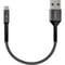 Фото - Кабель Intaleo CB0 USB - micro USB (M/M), 0.2 м, Black/Grey (1283126495632) | click.ua