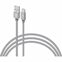 Кабель Intaleo CBGNYT1 USB - USB Type-C (M/M), 1 м, Grey (1283126489136)