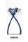 Фото - Кабель Dengos USB-USB Type-C 0.25м Blue (NTK-TC-UG-SHRT-SET-BLUE) | click.ua