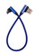 Фото - Кабель Dengos USB-USB Type-C 0.25м Blue (NTK-TC-UG-SHRT-SET-BLUE) | click.ua