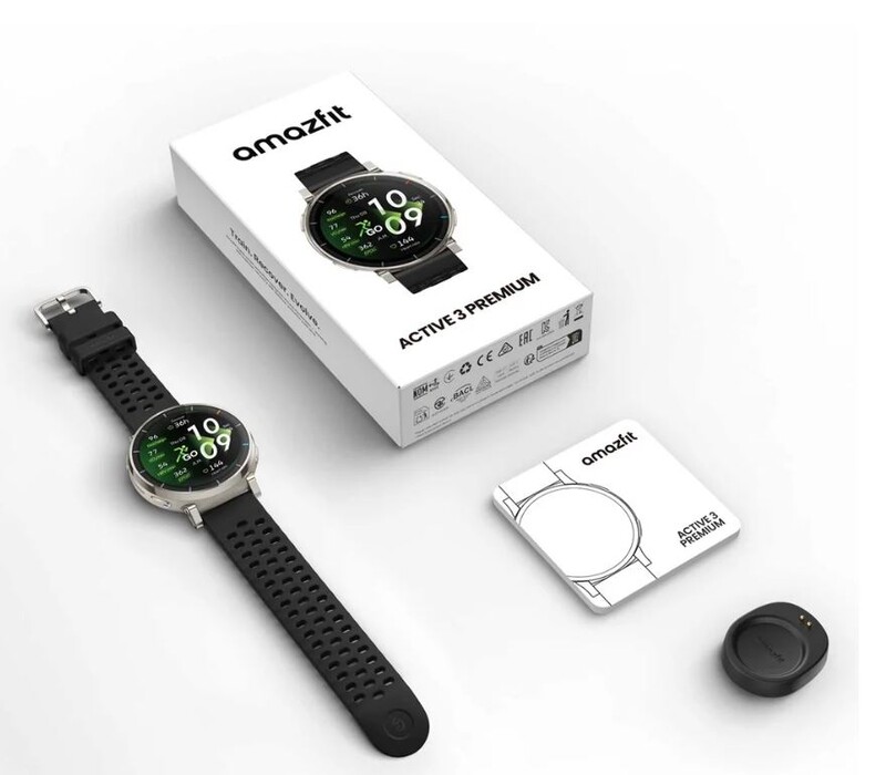 Смарт-часы Amazfit Active 3 Premium Silver (W2559GL1N)