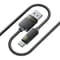 Фото - Кабель Luxe Cube Premium USB - USB Type-C (M/M), 1 м, сірий (8889996899667) | click.ua