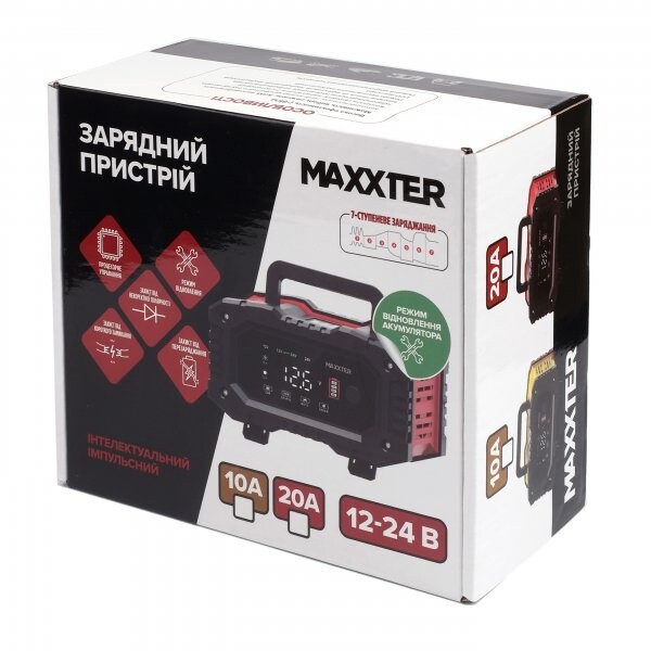 Зарядное устройство Maxxter MX-CHR-1224V10P