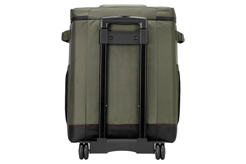Термосумка на колёсах 2E, 50 л, тёмно-оливковая (2E-TWBP50L-DO)