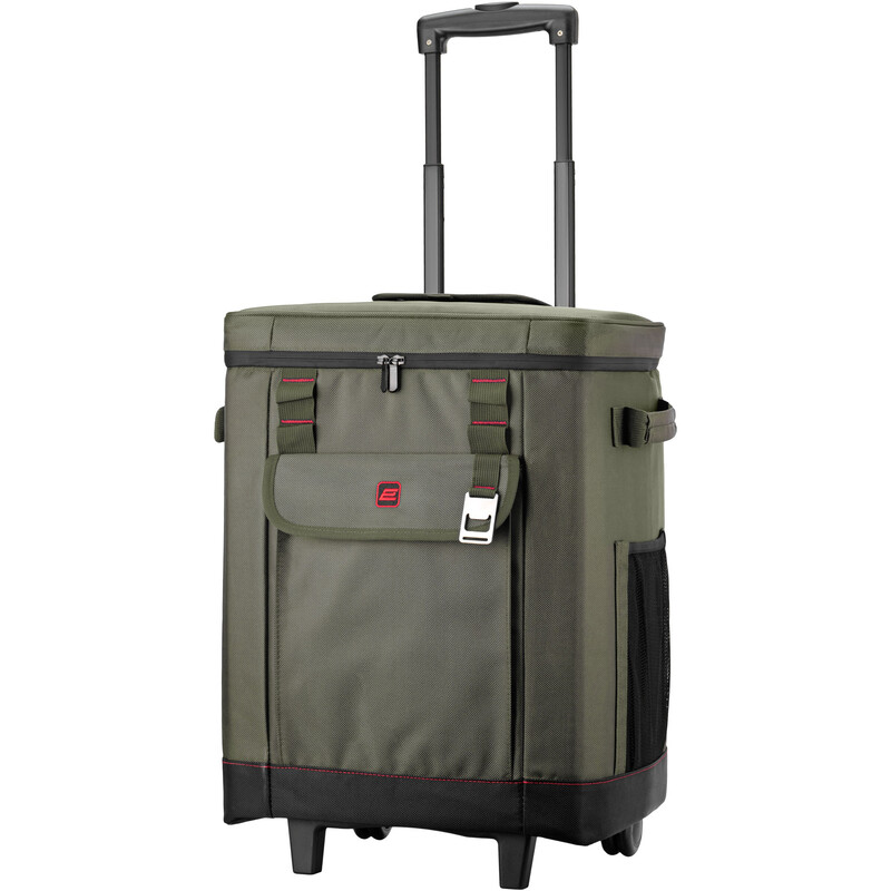 Термосумка на колёсах 2E, 50 л, тёмно-оливковая (2E-TWBP50L-DO)
