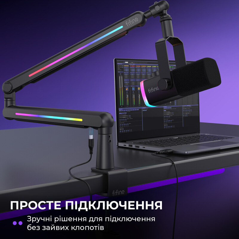 Стійка-пантограф Fifine BM88PRO RGB Black