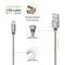 Фото - Кабель Intaleo CBGNYL1 USB - Lightning (M/M), 1 м, Grey (1283126477652) | click.ua