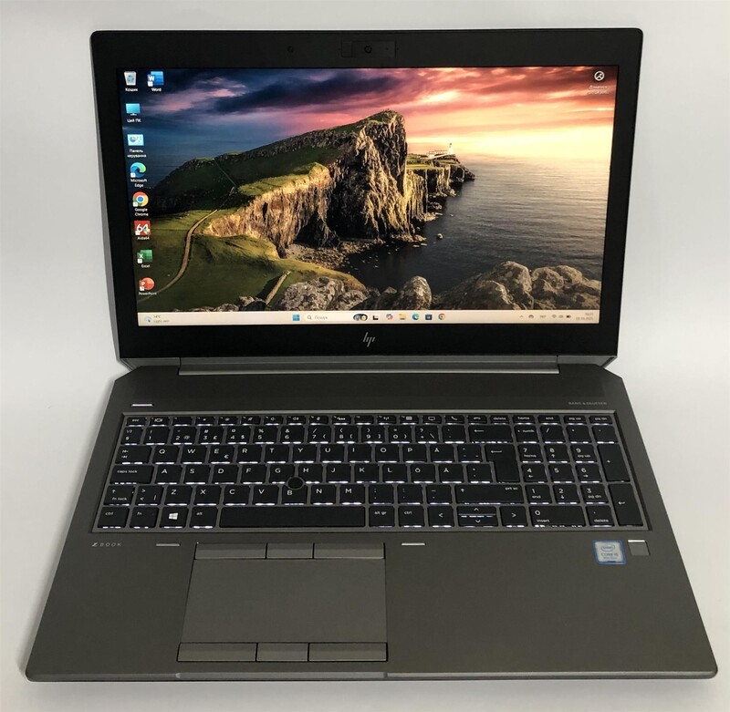 Ноутбук HP ZBook 15 G6 / 15.6" FullHD IPS / i5-9300H / 32GB / 512GB SSD NVMe / nVidia Quadro T1000 4GB / Win11Pro / Backlight / сканер отпечатка - Б/у
