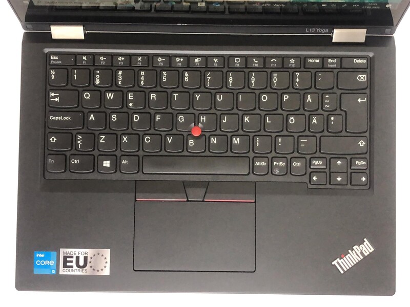 Ноутбук Lenovo ThinkPad L13 Yoga G2 / 13.3" FullHD IPS Touch / i3-1115G4 / 8GB / 256GB SSD / Win10Pro - Б/у