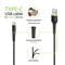 Фото - Кабель Intaleo CBFLEXT1 USB - USB Type-C (M/M), 1.2 м, Black (1283126487484) | click.ua