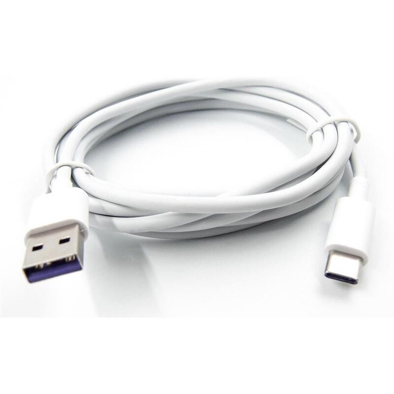 Кабель Dengos USB 3.0-USB Type-C 2м White (PLS-TC-2M-USB3)