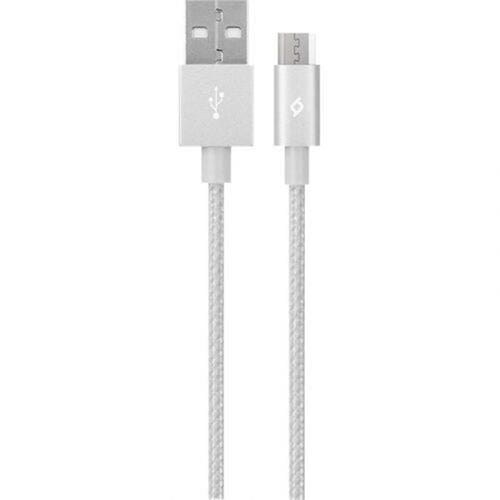Photos - Cable (video, audio, USB) TTEC Кабель  USB - мicro USB (M/M), AlumiCable, 1.2 м, Silver  2DK1 (2DK11G)