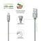 Фото - Кабель Intaleo CBGNYL2 USB - Lightning (M/M), 2 м, Grey (1283126477669) | click.ua