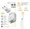 Фото - Сетевое зарядное устройство Intaleo TCG242 (2USB, 2.4A) White (1283126477454) + кабель Lightning | click.ua
