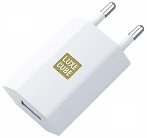 Зарядное устройство Luxe Cube 1USB 1A White (7775557575181)