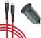 Фото - Автомобільний зарядний пристрій Intaleo CCGQPD120T (USB, 3A) Grey (1283126509957) + кабель USB Type С | click.ua