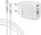 Фото - Сетевое зарядное устройство Intaleo TCGQPD120L (1USBx3A) White (1283126510007) + кабель Lightning | click.ua