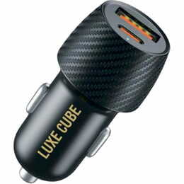 Автомобильное зарядное устройство Luxe Cube 36W (2USBх3A) Black (4446689880957)