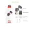 Фото - Держатель автомобильный Intaleo CM01GP Black (1283126483677) | click.ua