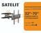 Фото - Кронштейн Satelit 39-80PIVOT600A (VESA600х400) | click.ua