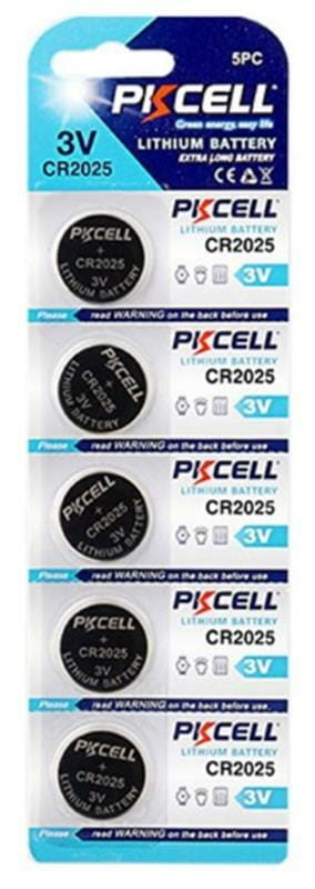 Батарейка PKCELL CR2025 BL 5шт