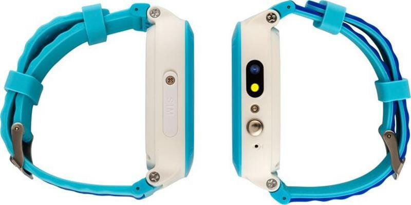 Дитячий смарт-годинник AmiGo GO004 Splashproof Camera+LED Blue