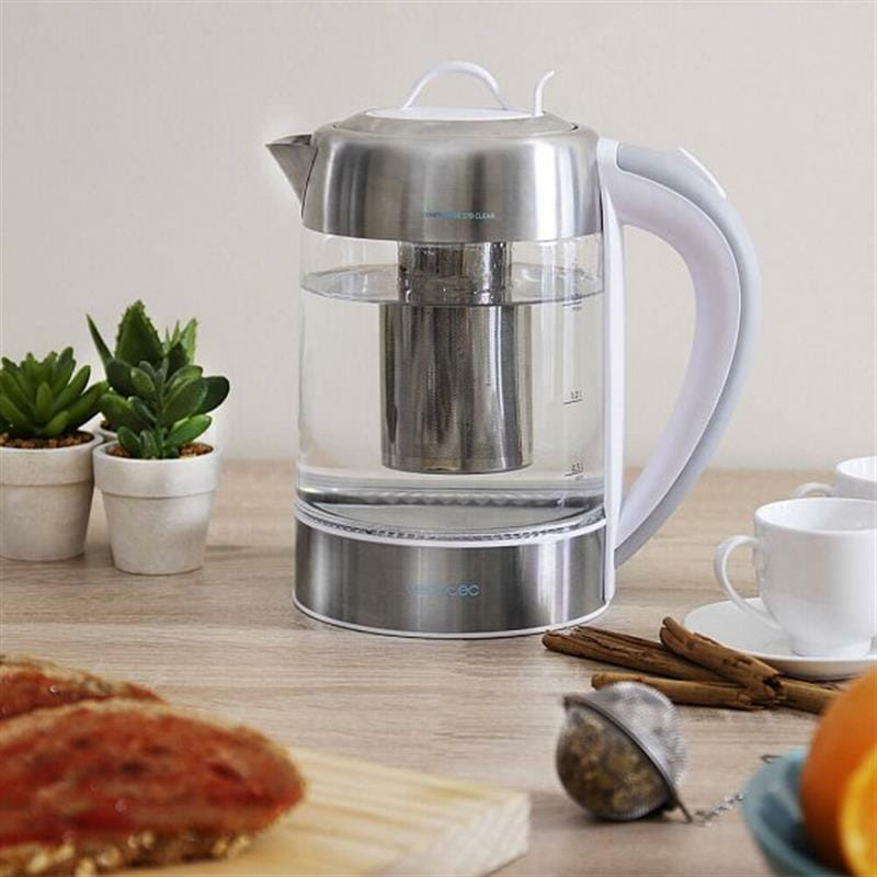 Электрочайник Cecotec ThermoSense 370 Clear CCTC-01511 (8435484015110)