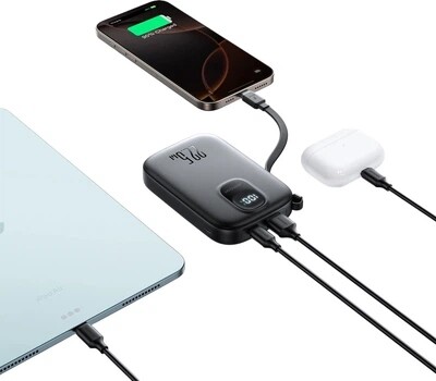 Универсальная мобильная батарея Joyroom 10000 mAh 22.5W Black (JR-PBF17)