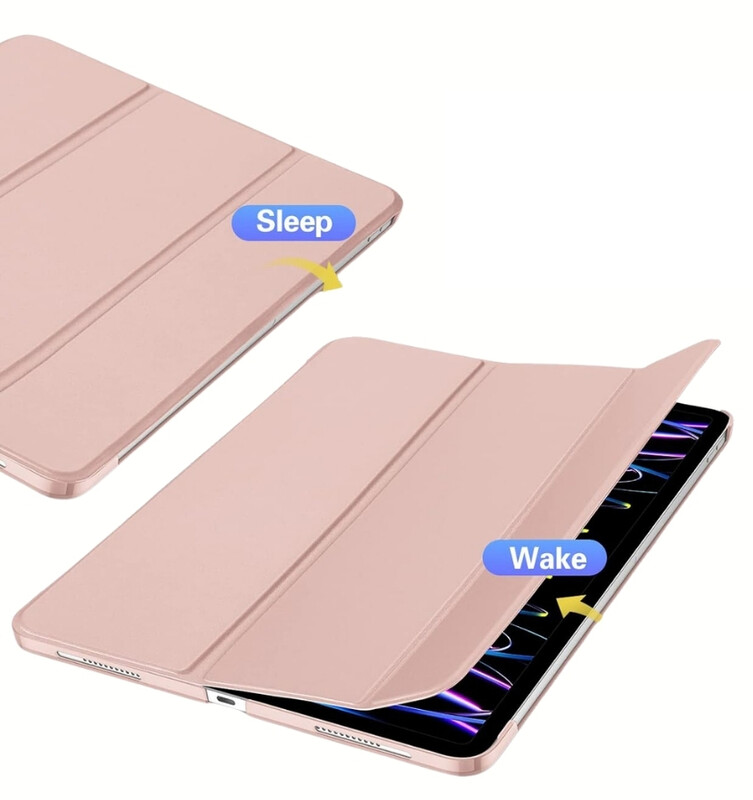 Чeхол-книжка BeCover Tri Fold Hard для Apple iPad Air 13" M4 2026 Pink (715335)