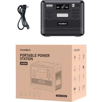 Зарядна станція Choetech BS008 2048Wh, 2400W (BS008-BQB)
