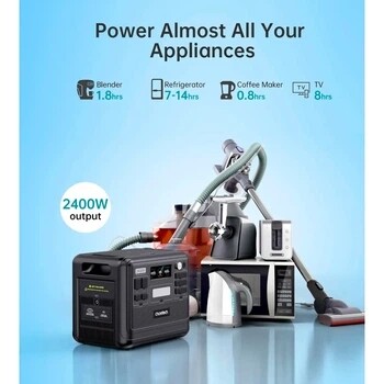 Зарядна станція Choetech BS008 2048Wh, 2400W (BS008-BQB)