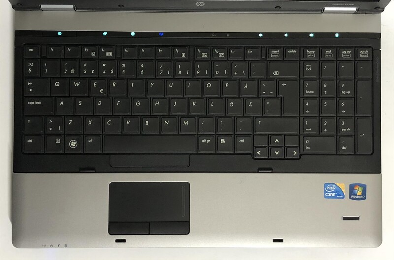 Ноутбук HP ProBook 6550b / 15.6" (1366x768) / i5-520M / 8GB / 250GB HDD / Win10Pro / сканер відбитка - Б/в