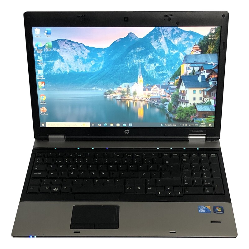 Ноутбук HP ProBook 6550b / 15.6" (1366x768) / i5-520M / 8GB / 250GB HDD / Win10Pro / сканер відбитка - Б/в