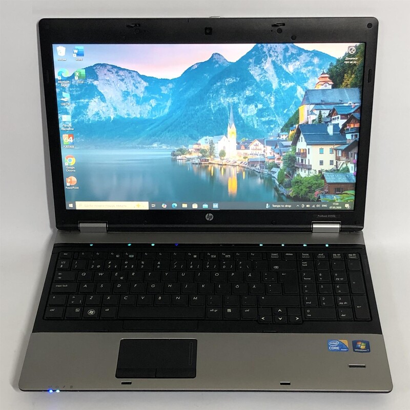 Ноутбук HP ProBook 6550b / 15.6" (1366x768) / i5-520M / 8GB / 250GB HDD / Win10Pro / сканер відбитка - Б/в