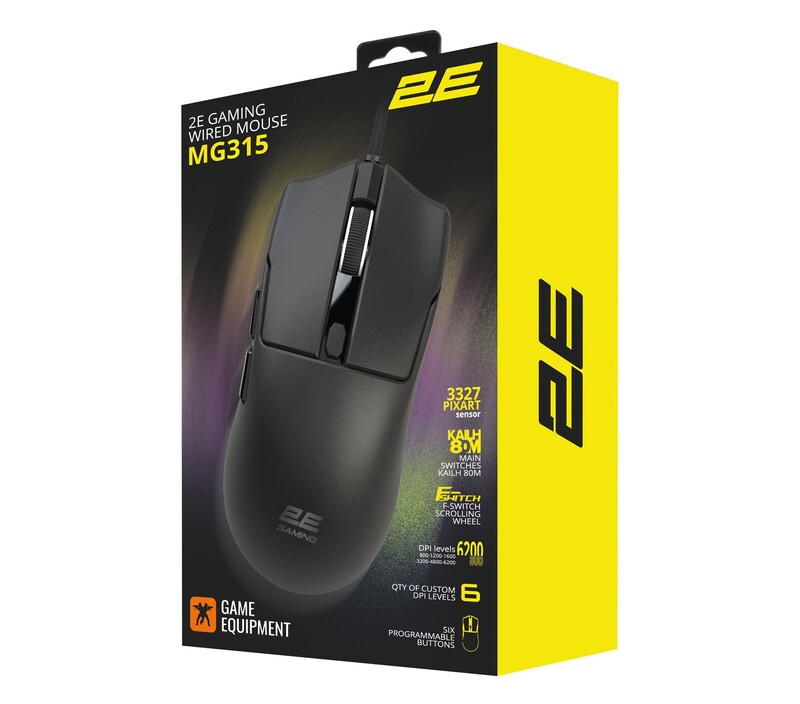 Мышь 2E Gaming MG315 Black (2E-MG315UBK)