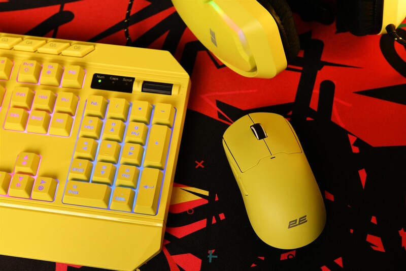 Мышь беспроводная 2E Gaming MG355 Yellow (2E-MG355UYW-WL)