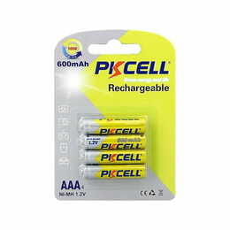 Аккумулятор PKCELL Ni-MH AAA/HR03 600 mAh BL 4шт