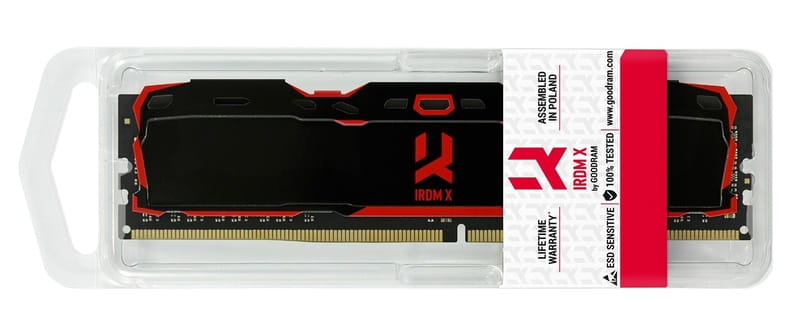 Модуль пам`ятi DDR4 16GB/2666 Goodram Iridium X Black (IR-X2666D464L16/16G)