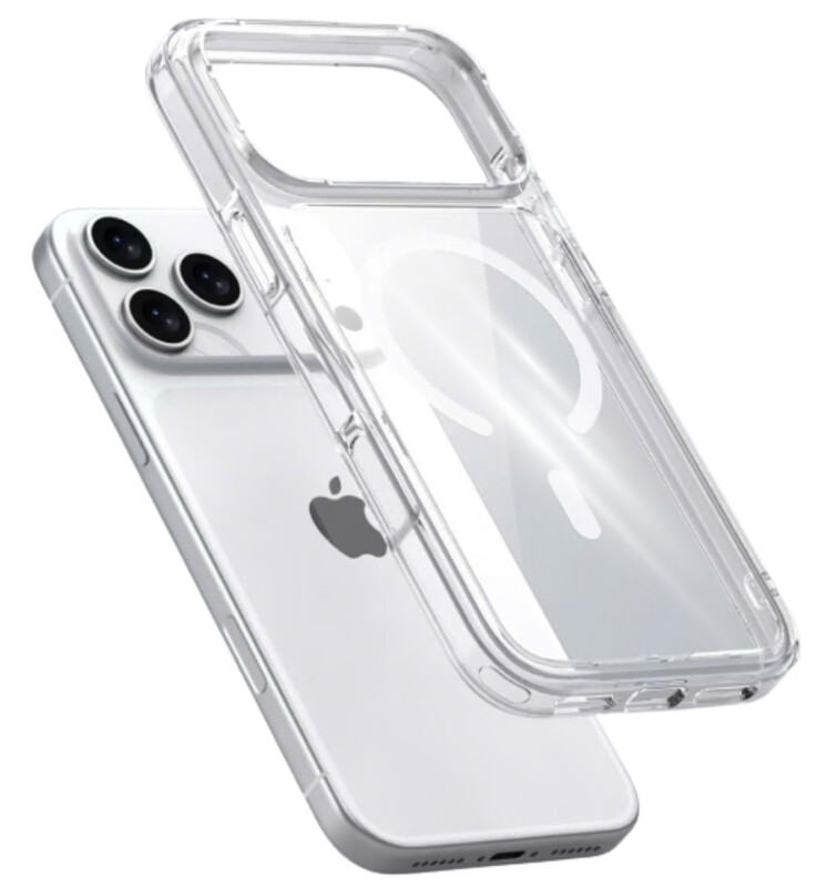 Чохол-накладка BeCover FIBRA Crystal Case MagSafe для Apple iPhone 17 Pro (715369)