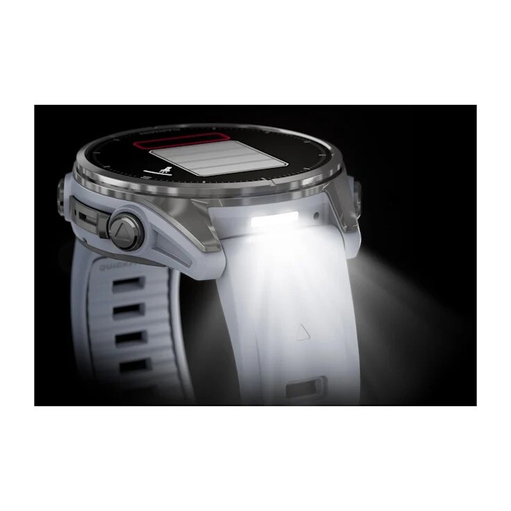 Смарт-годинник Garmin Fenix 8 43mm AMOLED Silver with Whitestone Silicone (010-02903-00)