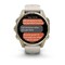 Фото - Смарт-годинник Garmin Fenix 8 43mm AMOLED Sapphire Soft Gold with Fog Gray Silicone (010-02903-11) | click.ua