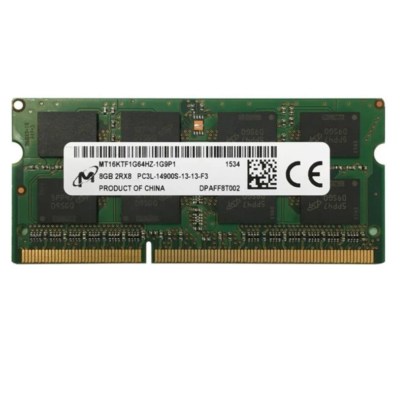 Модуль памяти SO-DIMM DDR3L 8GB/1600 Micron (MT16KTF1G64HZ-1G9P1)