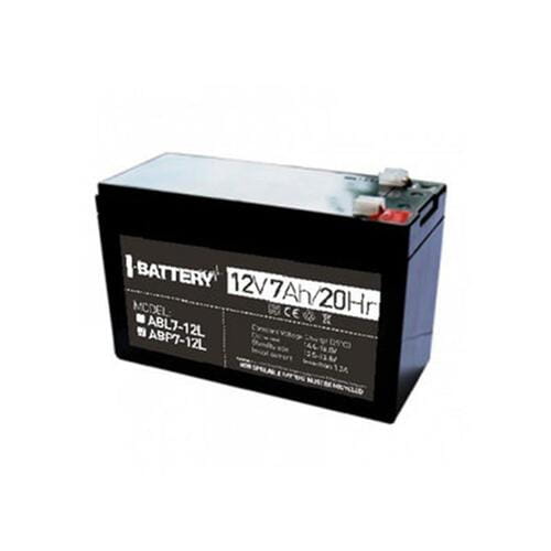 Фото - Батарея для ДБЖ Акумуляторна батарея I-Battery ABP7-12L 12V 7AH  AGM(ABP7-12L)