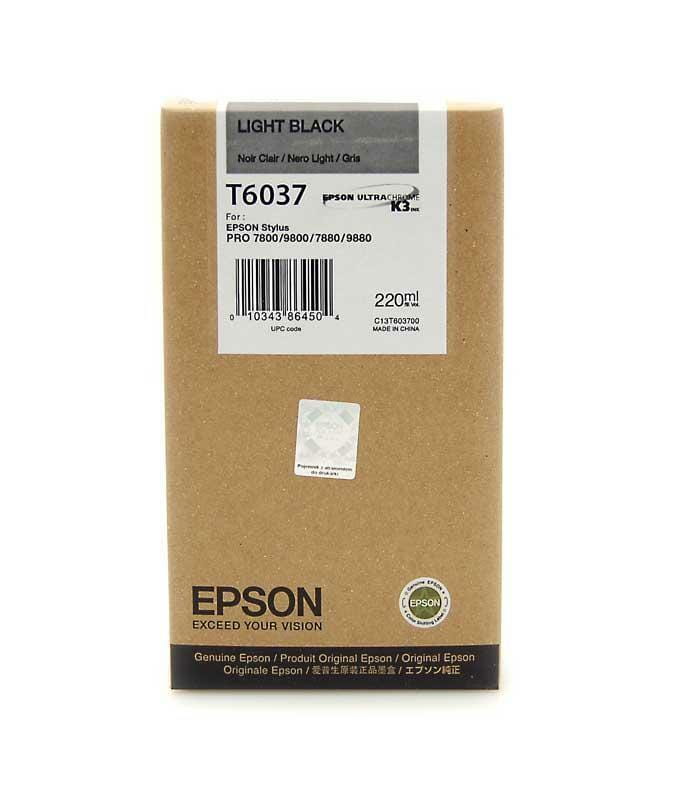Картридж Epson (T6037) для Stylus Pro 7800/7880/9800/9880 Light black (C13T603700)