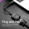 Фото - Адаптер Vention Flat HDMI - VGA (M/F), со звуком и питанием, 0.15 м, черный (ACKBB) | click.ua
