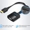 Фото - Адаптер Vention Flat HDMI - VGA (M/F), зі звуком і живленням, 0.15 м, чорний (ACKBB) | click.ua