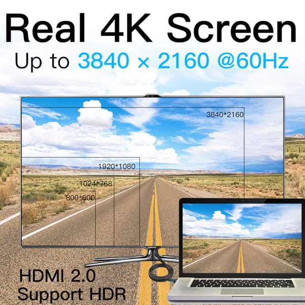 Кабель Vention HDMI - HDMI V 2.0 (M/M), 1 м, черный (VAA-M02-B100)