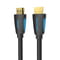 Фото - Кабель Vention HDMI - HDMI V 2.0 (M/M), 2 м, черный (VAA-M02-B200) | click.ua